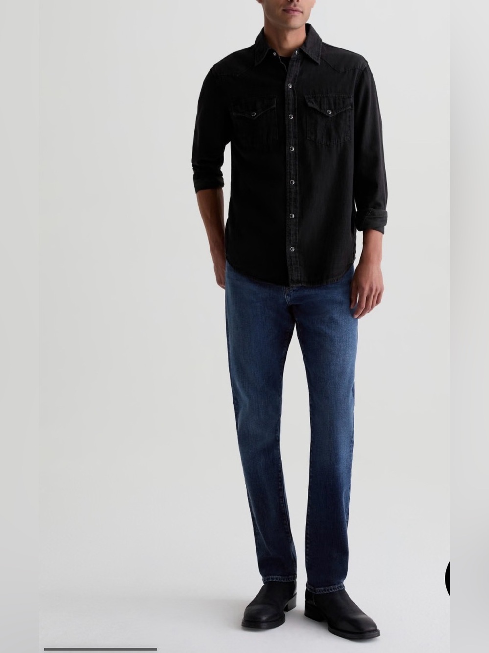 AG Adriano Goldschmeid Everett Slim Straight Jeans 32 x 30.5”